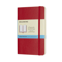 Блокнот Moleskine Classic карманный / Точка Красный Мягкий (8055002854627)