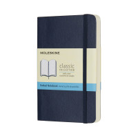 Записник Moleskine Classic кишеньковий / Точка Сапфір М’який QP614B20