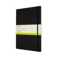Записник Moleskine Classic А4 / Нелінований Чорний М’який QP643