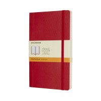 Записник Moleskine Classic середній / Лінійка Червоний М’який QP616F2