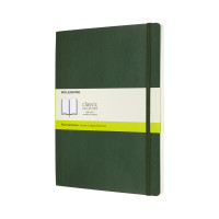 Записник Moleskine Classic великий / Нелінований Миртовий Зелений М’який QP623K15