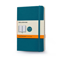 Записник Moleskine Classic кишеньковий / Лінійка Аквамарин М’який QP611B6