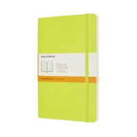 Блокнот Moleskine Classic средний / Нелинированный Лимонный Зеленый Мягкий (8056420851007)