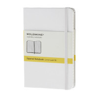Блокнот Moleskine Classic карманный / Клеточка Белый (9788866137184)