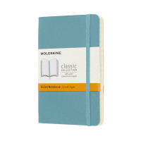 Записник Moleskine Classic кишеньковий / Лінійка Океанський Синій М’який QP611B35