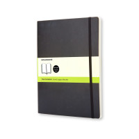 Блокнот Moleskine Classic большой / Нелинированный Черный Мягкий (9788883707261)