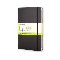 Записник Moleskine Classic середній / Нелінований Чорний QP062