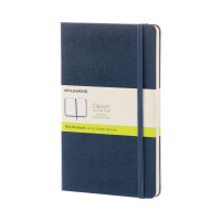 Записник Moleskine Classic середній / Нелінований Сапфір QP062B20