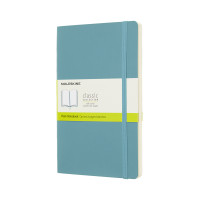 Блокнот Moleskine Classic средний / Нелинированный Океанский Синий Мягкий (8058341715529)