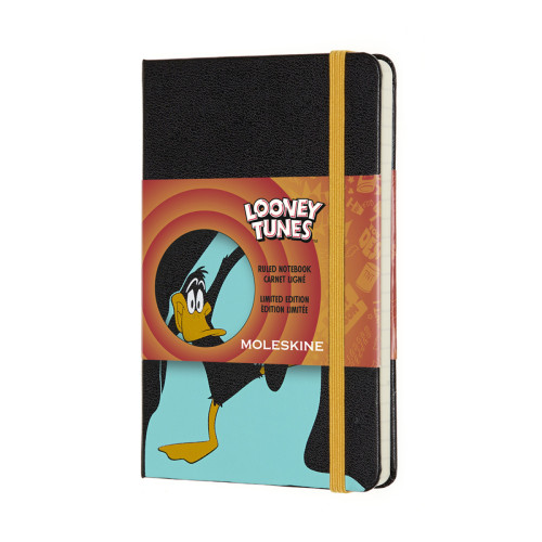 Блокнот Moleskine Looney Tunes карманный / Линейка Даффи Дак (8058647621081)