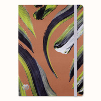 Записник Moleskine Year of the Tiger А4 / Лінійка Коричневий Шовк + бокс LECNYTIGCLT