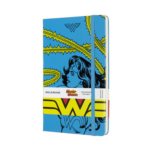 Записник Moleskine Wonder Woman середній / Лінійка Блакитний LEWWQP060B