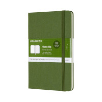 Записник Moleskine Two-Go медіум / Трав'яний зелений TWOGO31K30