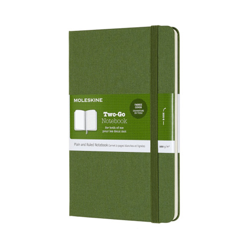 Записная книжка Moleskine Two-Go медиум / Травяной зеленый (8058647620190)