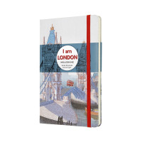 Записник Moleskine I am London середній / Лінійка LEQP060IAMLO