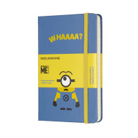 Записная книжка Moleskine Minions карманная / Линейка Голубой (8055002855372)