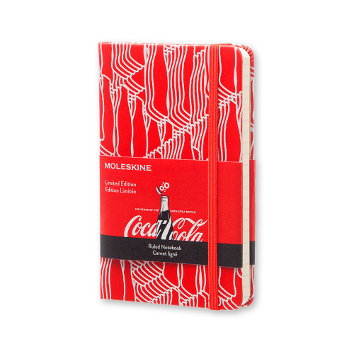 Блокнот Moleskine Coca-Cola карманный / Линейка Красный (8051272891249)