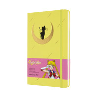 Записник Moleskine Sailor Moon середній / Нелінований Жовтий LESRQP062D