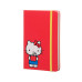 Блокнот Moleskine Hello Kitty карманный / Линейка Красный (8055002852982)