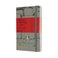 Блокнот Moleskine Lord of the Rings средний / Линейка Серый (8053853600158)