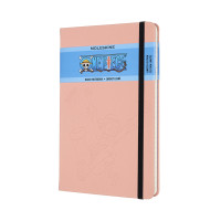 Записник Moleskine One Piece середній / Лінійка Рожевий Soft Touch LEOPQP060A