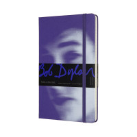 Записник Moleskine Bob Dylan середній / Лінійка Фіолетовий LEBDQP060B
