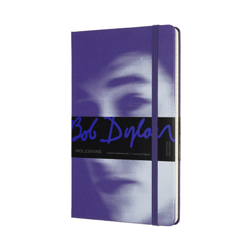 Блокнот Moleskine Bob Dylan средний / Линейка Фиолетовый (8053853600523)