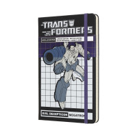 Записник Moleskine Transformers середній / Лінійка Мегатрон LETFQP060MT