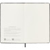 Записник Moleskine Velvet середній / Лінійка Чорний + бокс LCNBVELVQP060D