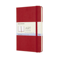 Записник Moleskine Art медіум / Для нарисів Червоний ARTQP054F2