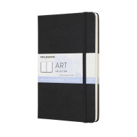 Записник Moleskine Art середній / Акварель Чорний ARTQP084