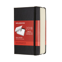 Щоденник Moleskine 2018 Настільний кишеньковий / Чорний DHB12CR2Y18
