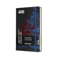 Дневник Moleskine 2020 Star Wars средний / черный (8053853600219)