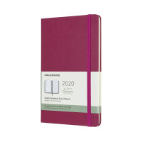 Щотижневик Moleskine 2020 середній / Вишуканий Рожевий DHD1612WN3Y20