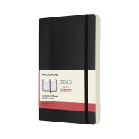 Дневник Moleskine 2020 средний / Черный Мягкий (8058647628783)
