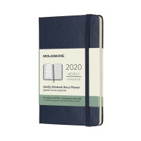 Щотижневик Moleskine 2020 кишеньковий / Сапфір DHB2012WN2Y20