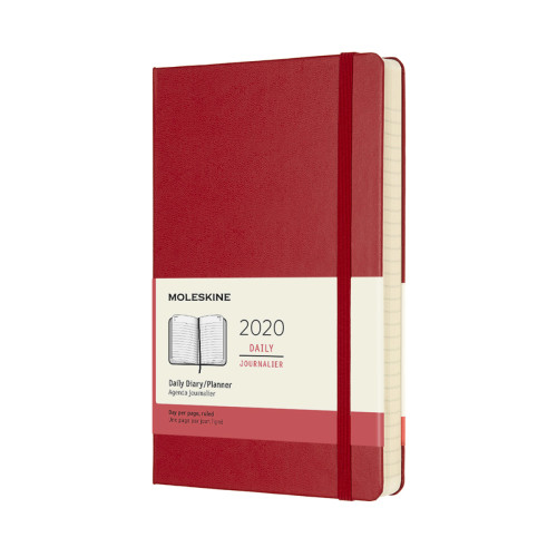 Дневник Moleskine 2020 средний / Красный (8058647628745)