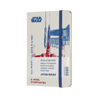 Щотижневик Moleskine 2020 Star Wars кишеньковий / Білий DSW12WN2Y20