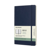 Щотижневик Moleskine 2021-2022 середній / Сапфір М’який DSB2018WN3Y22