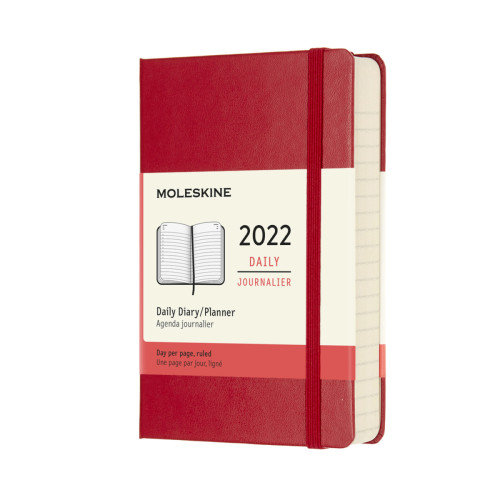 Щоденник Moleskine 2022 кишеньковий / Червоний DHF212DC2Y22