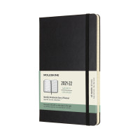Щотижневик Moleskine 2021-2022 середній / Чорний DHB18WN3Y22