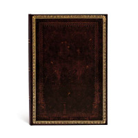 Записная книжка Paperblanks Старая Кожа Классический средний 12х18 см Линейка Черный Марокканский (9781439735190)