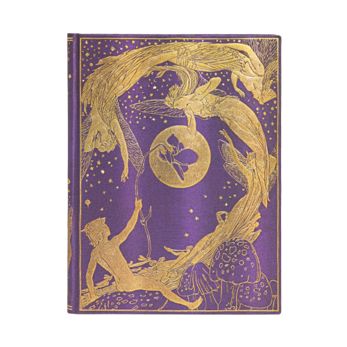 Записная книжка Paperblanks Цветные сказки - Фиолетовая фея 23х18 см большой Линейка (9781439765111)
