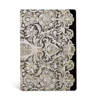 Записная книжка Paperblanks Кружево Аллюр карманный 9,5х14 см Линейка Белый (9781439733158)