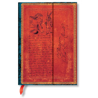 Записник Paperblanks Льюїс Керрол - Аліса 12х18 см середній Лінійка PB4608-0
