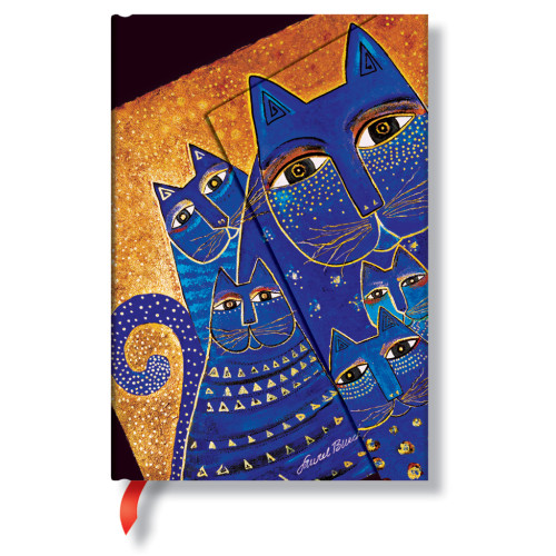 Записная книжка Paperblanks Фантастические Кошки карманный 9,5х14 см Линейка Средиземноморские Коты (9781551564784)