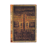 Записник Paperblanks Тесла 9,5х14 см кишеньковий Лінійка Flexi 208 ст. FB6436-7
