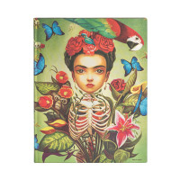 Записная книжка Paperblanks Фрида Кало - Esprit de Lacombe 23х18 см большой Линейка Flexi (9781439765289)