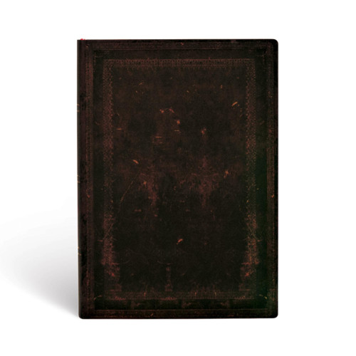 Записная книжка Paperblanks Старая Кожа - Черный Марокканский 12х18 см средний Линейка Flexi 176 в. (9781439728413)