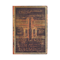 Записник Paperblanks Тесла 12х18 см середній Лінійка Flexi 240ст. FB6435-0